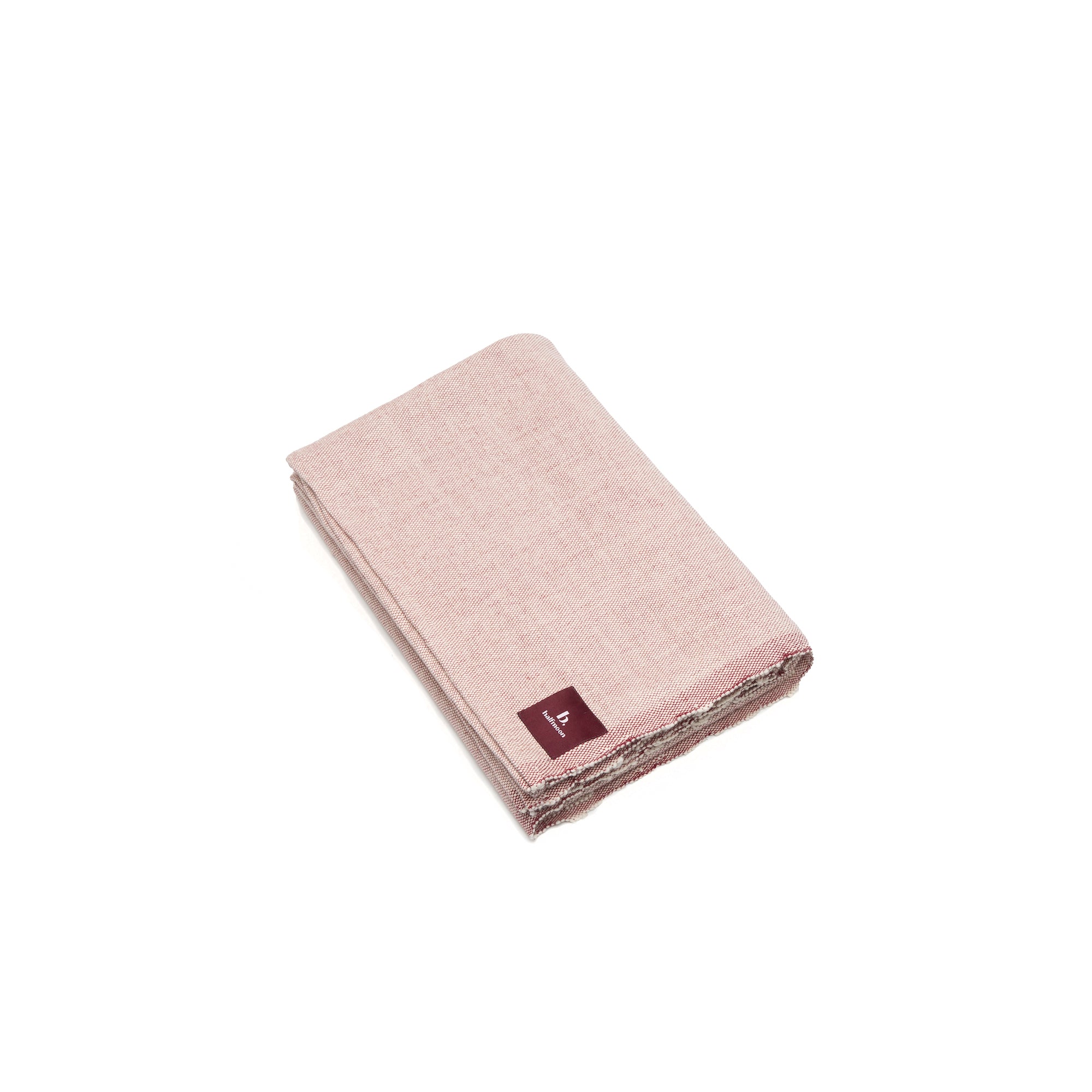 b, halfmoon Everyday Blanket Rouge folded